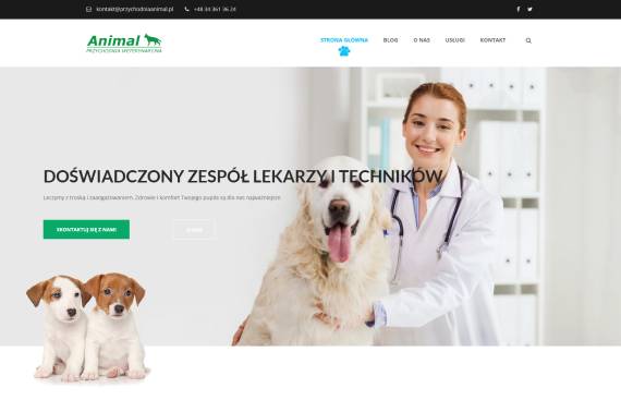 Nowa strona Przychodni Weterynaryjnej Animal